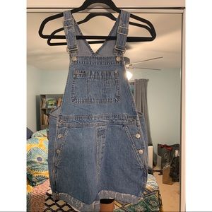 Gap jean overalls